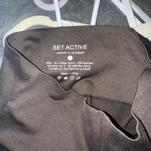 Set Active Mocha Leggings